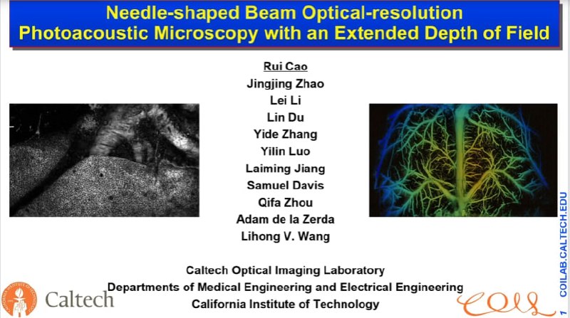 准备SPIE Presentation，在library里面搜索观看了老板作为Phd学生时期的演讲和六年之后他作为Postdoc的演讲