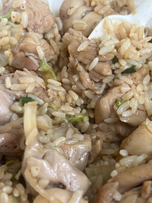 娃娃菜水焖鸡腿肉拌饭 减脂餐新爱 味足肉嫩高蛋白还低脂 #life